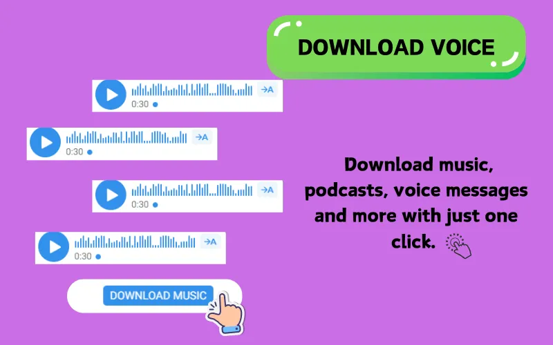 Telegram audio downloader