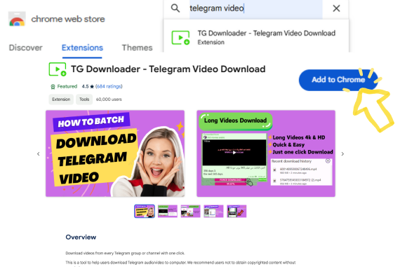 Telegram Video Download